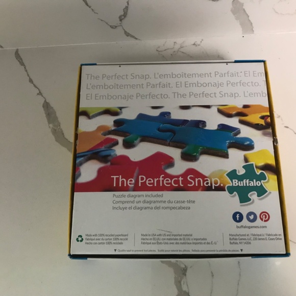 Buffalo Jigsaw Puzzle 1000 Pieces Cartoon World Pine Road Service - Picture 5 of 7